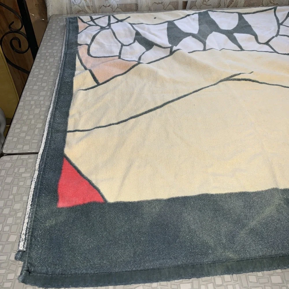 Looney Tunes Beach Towel Vintage 1996‎ Tazz All Over Outer Banks Nc